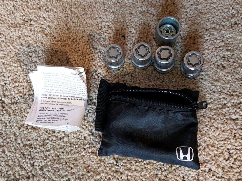 FS OEM Wheel locks Honda Odyssey Forum